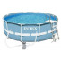 26716 Каркасный бассейн круглый INTEX Prism Frame Pool 3,66х0,99+фильтр-насос картр. 2006 л/ч