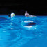 Плавающая музыкальная Bluetooth-колонка с LED-подсветкой (28625)